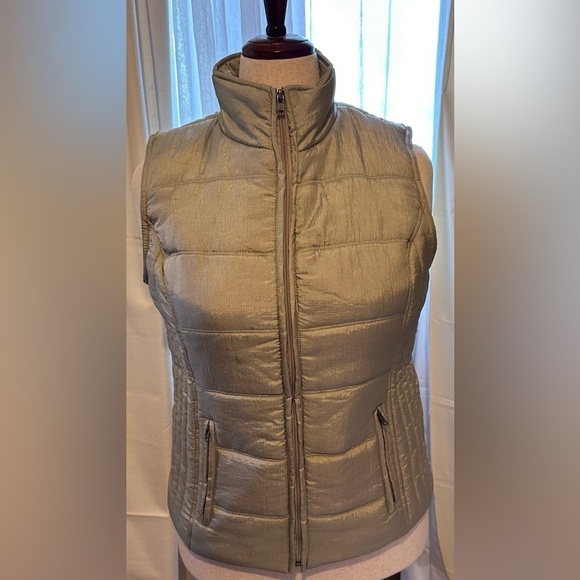 Liz Claiborne size L Sport Puffer Vest Color Gray - Picture 1 of 6
